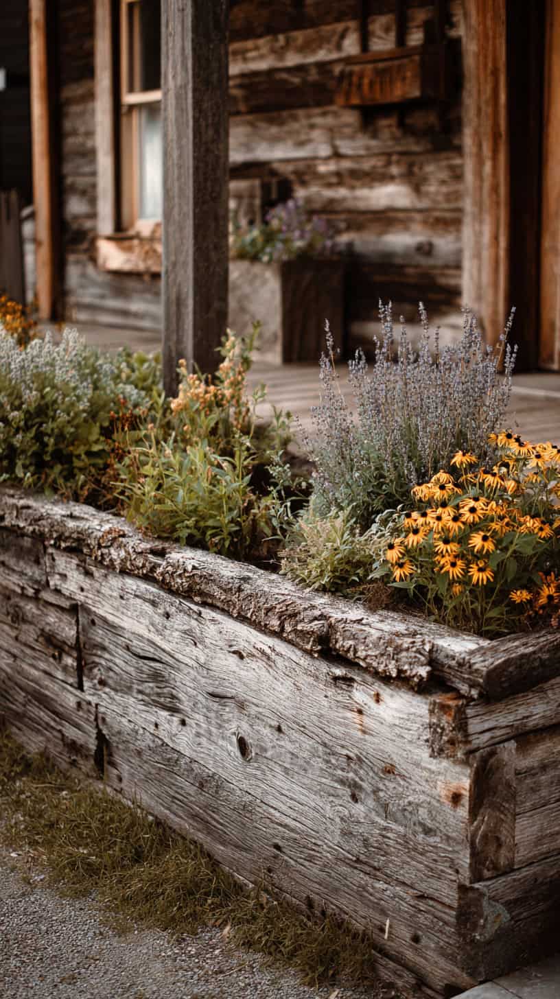 Easy Flower Bed Ideas: Rustic and Simple - Image 1