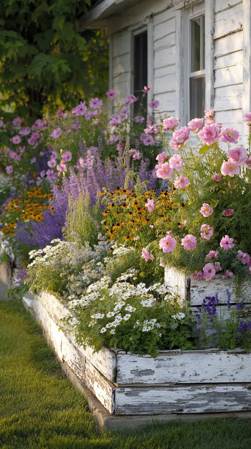 Farmhouse Flower Beds in Front of House: Trending Now - Image 2