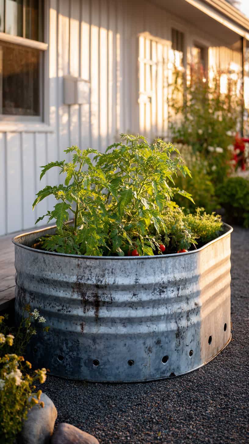 Galvanized Metal Tubs - Image 1