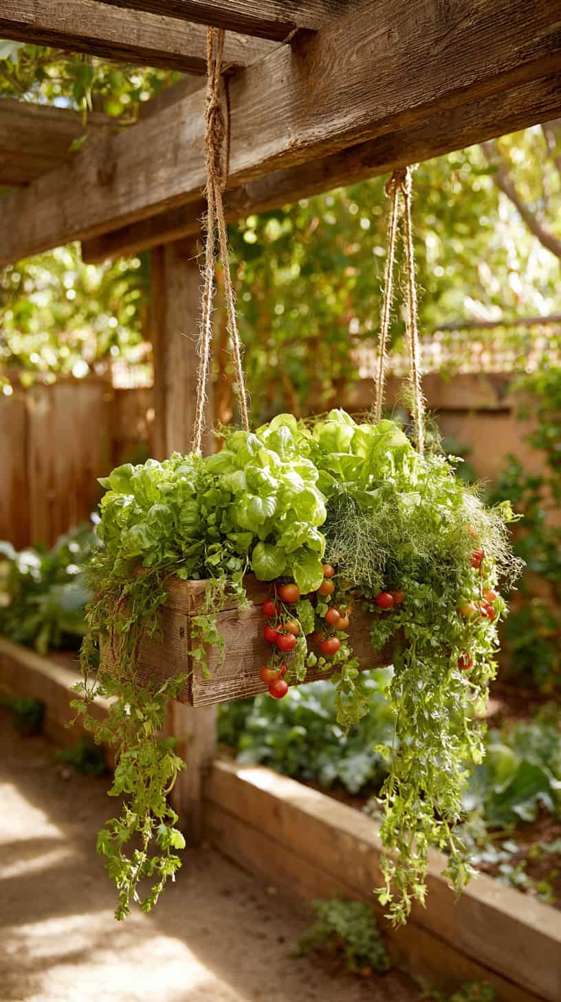 Hanging Shallow Veggie Planter - Image 2