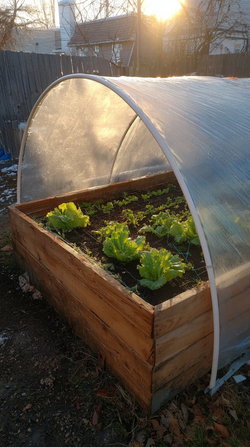 Hoop House Raised Garden - Image 1