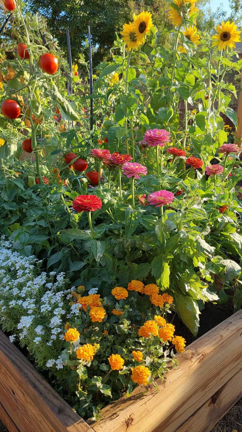 Layered Flower Veggie Mix - Image 1