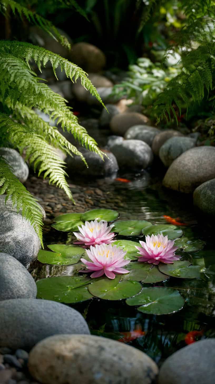 Mini Pond with Lilies - Image 2
