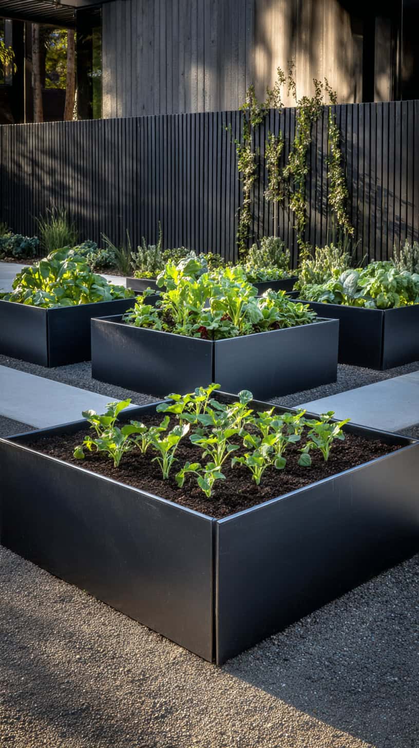 Modern Square Metal Box - Image 2