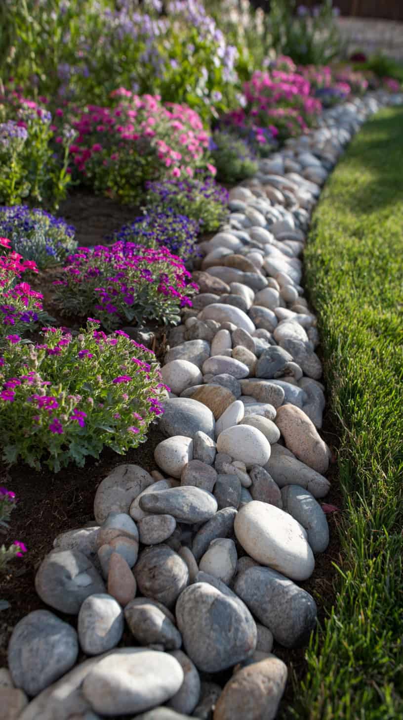 Simple River Rock Borders - Image 2