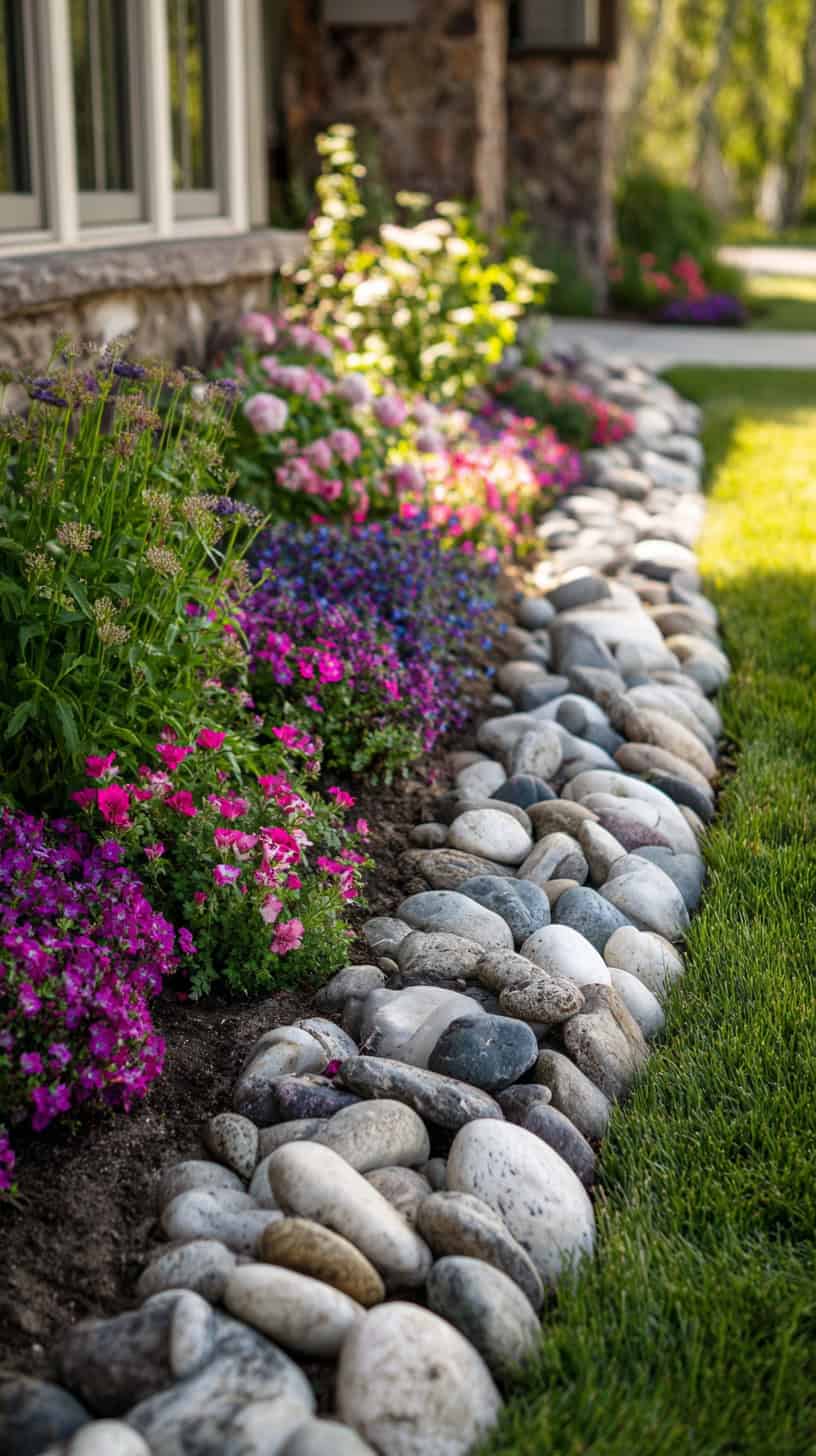 Simple River Rock Borders - Image 1
