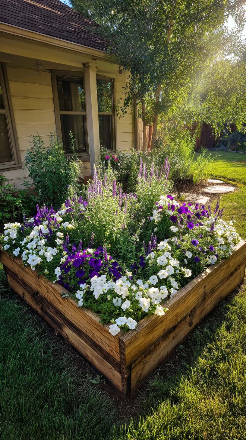 Small Flower Bed Ideas in Front of House - Image 1