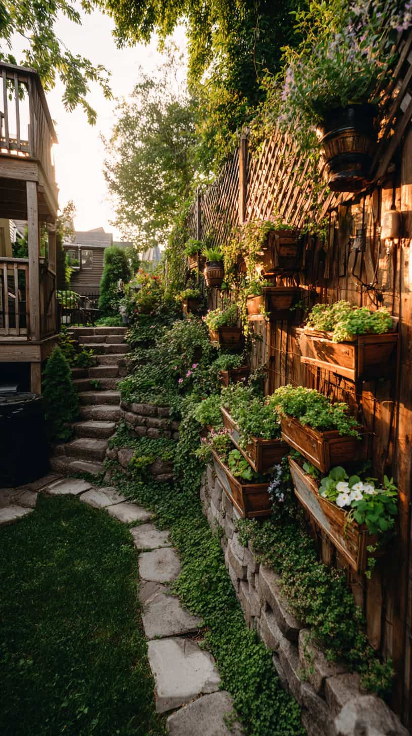 Small Sloped Backyard Ideas for Tight Spaces - Image 1