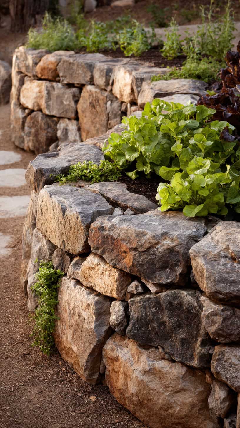 Stone Raised Garden Beds and Box Garden Ideas - Image 1