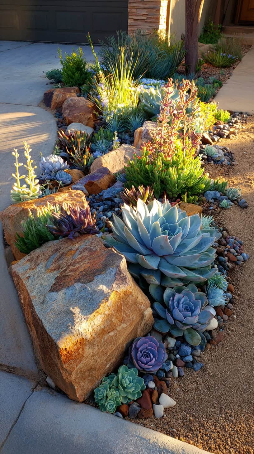 Succulent Rock Corners - Image 1