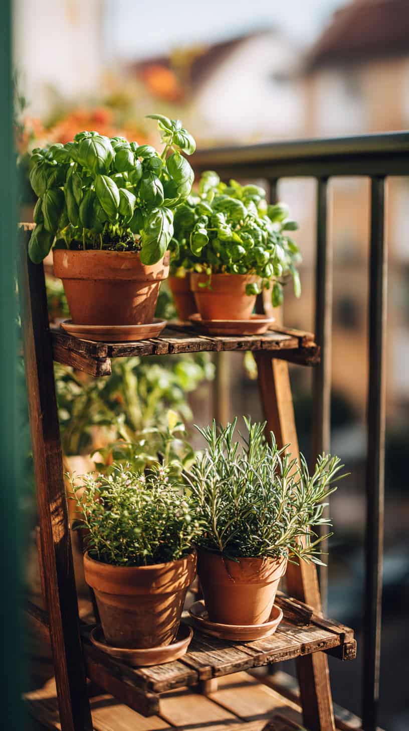 Tiny Balcony Herb Patch - Image 1
