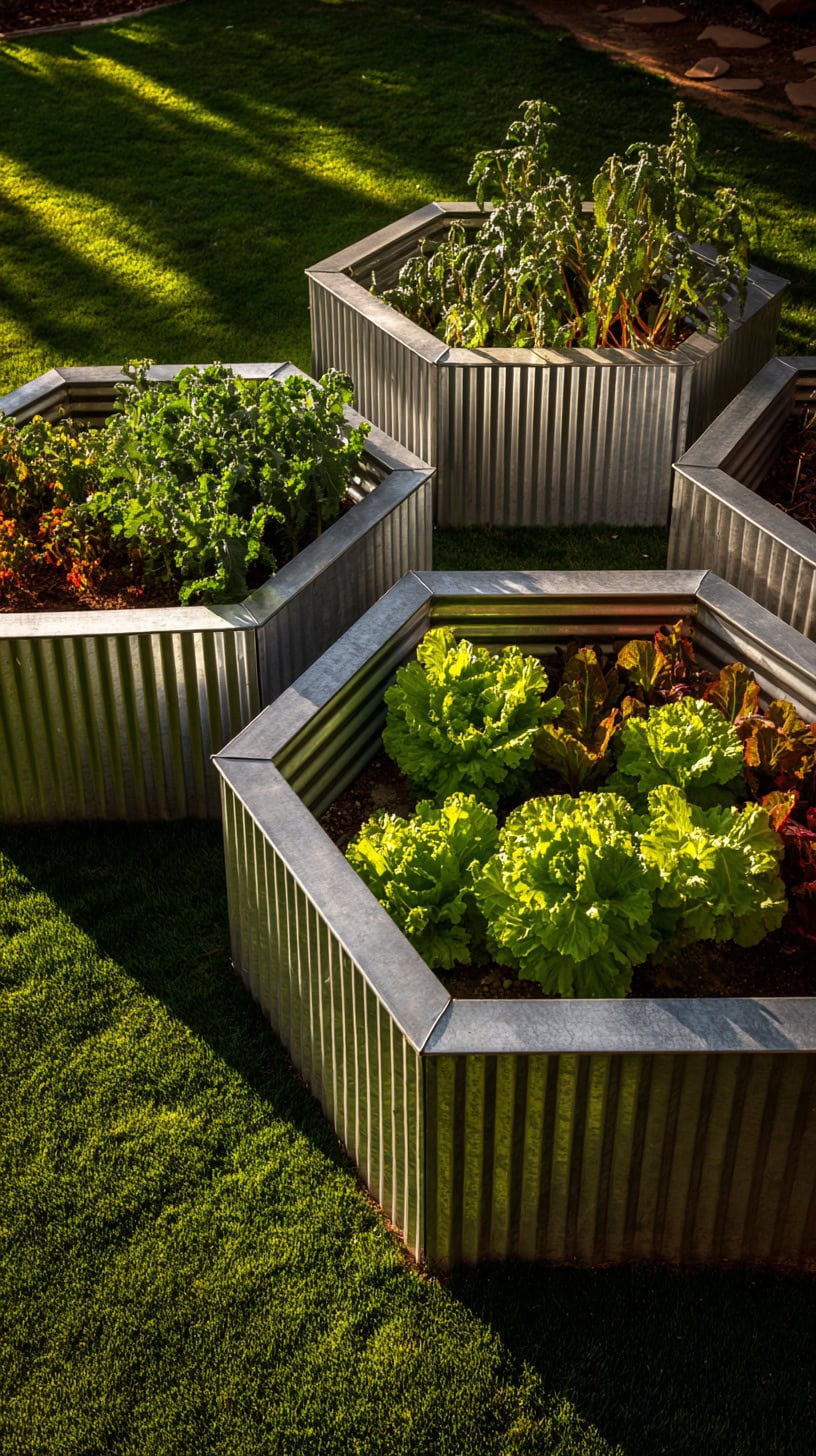 Trendy Geometric Steel Design - Image 2