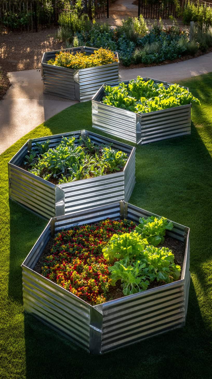 Trendy Geometric Steel Design - Image 1