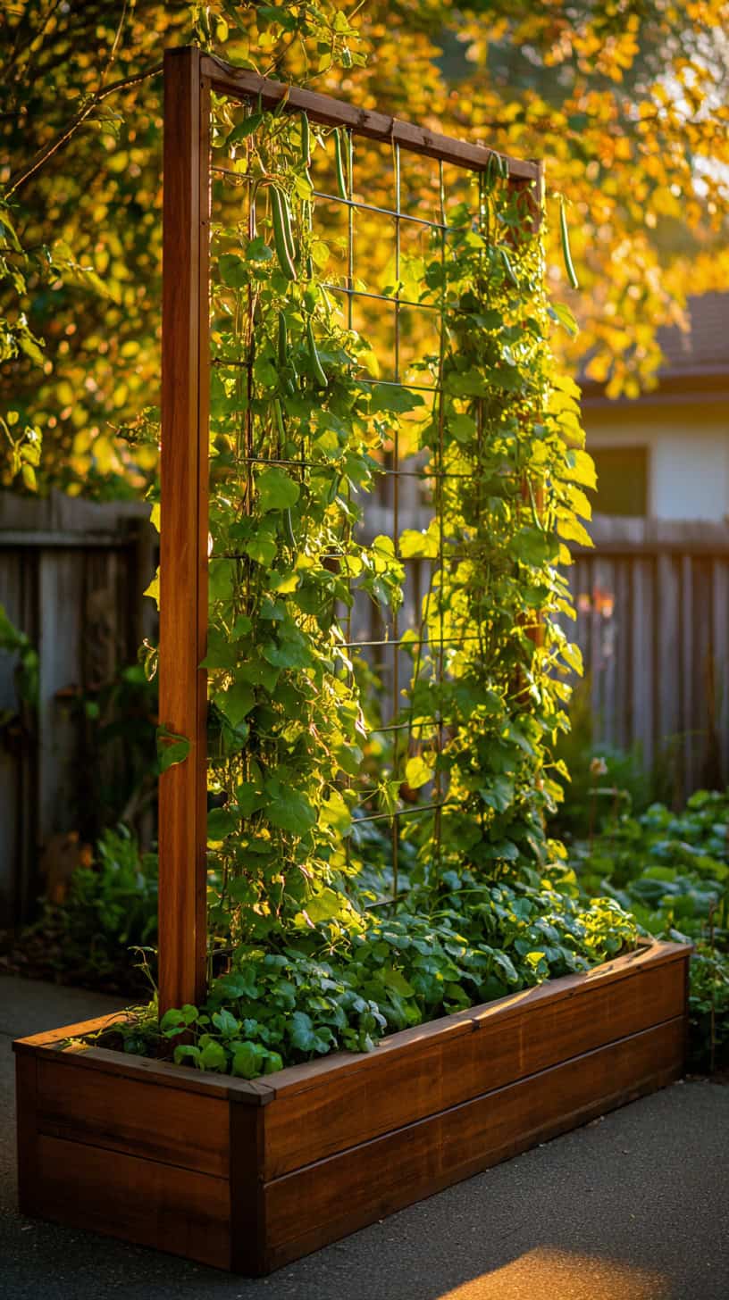 Vertical Trellis Veggie Bed - Image 1