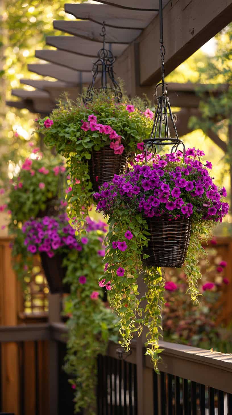 Whimsical Hanging Deck Baskets - Image 2
