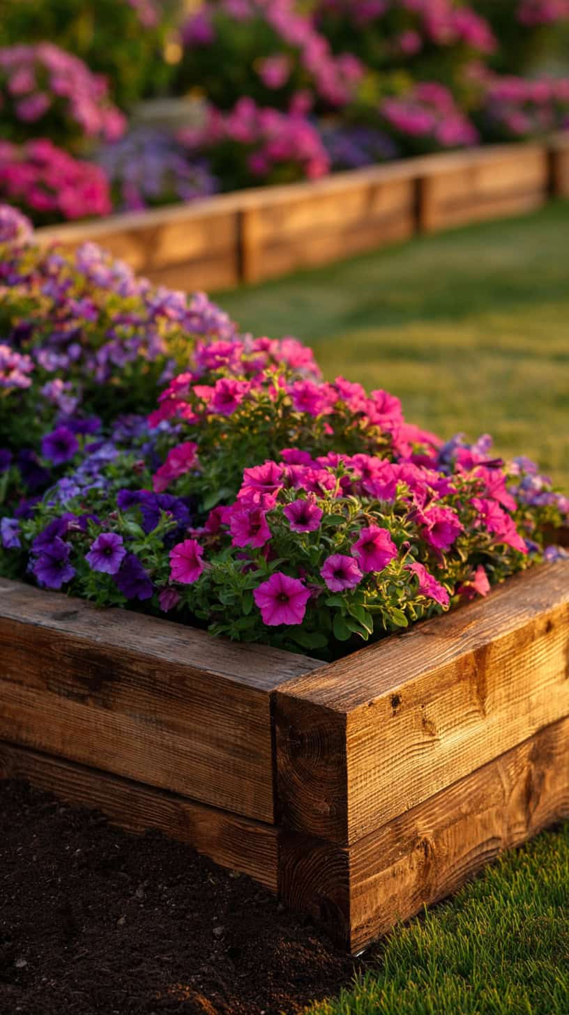 Why I Love Wood Flower Beds in Front of the House - Image 1