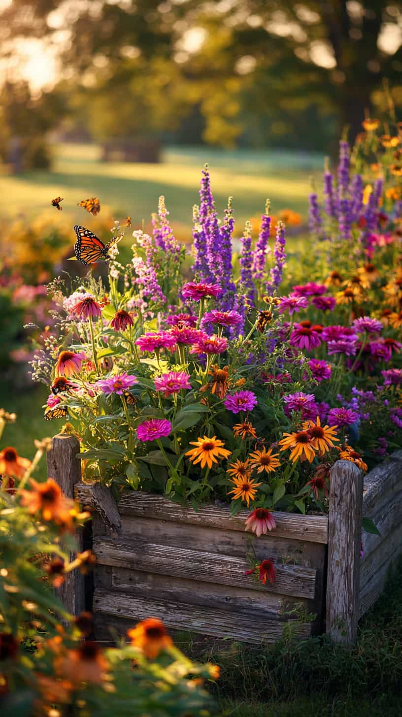 Charming Pollinator Flower Fence - Image 2
