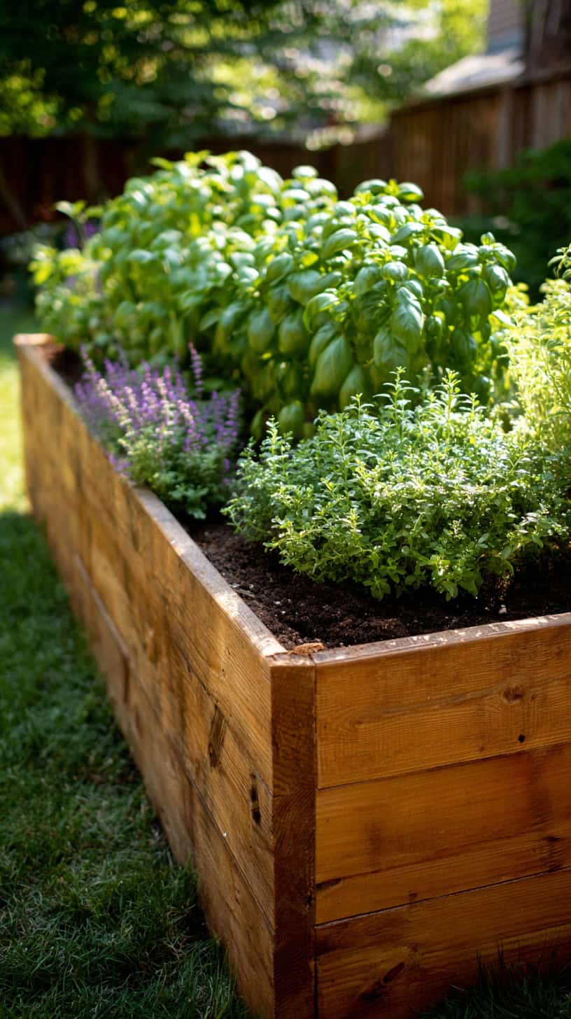 Classic Cedar Raised Herb Bed - Image 1