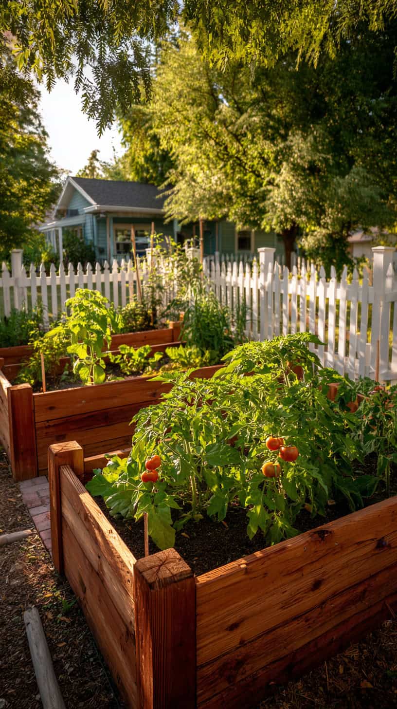Classic Fence-Enclosed Veggie Patch - Image 2
