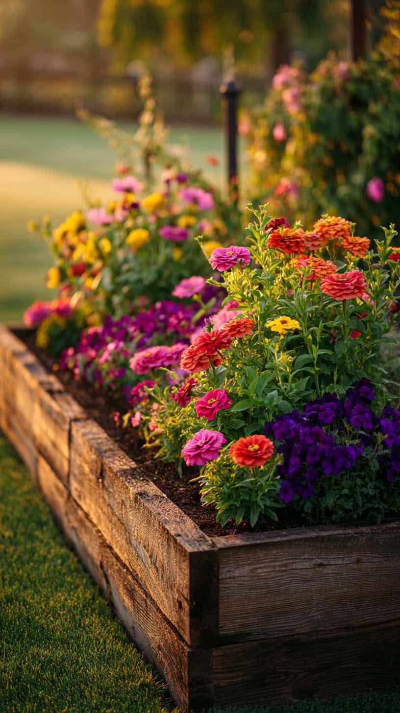 Colorful Raised Flower Border - Image 2
