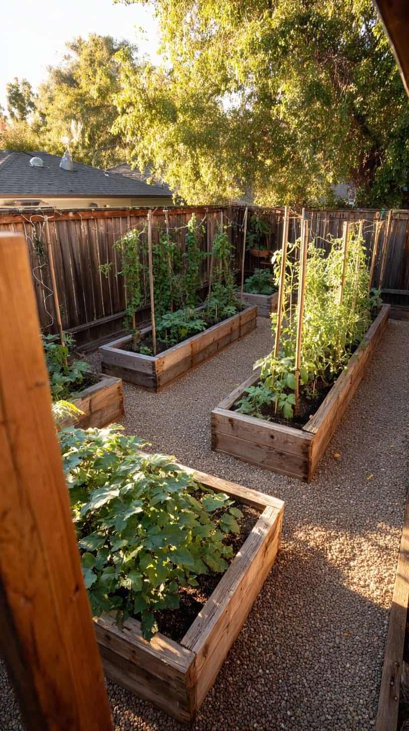 Compact Backyard Bed Layout - Image 1