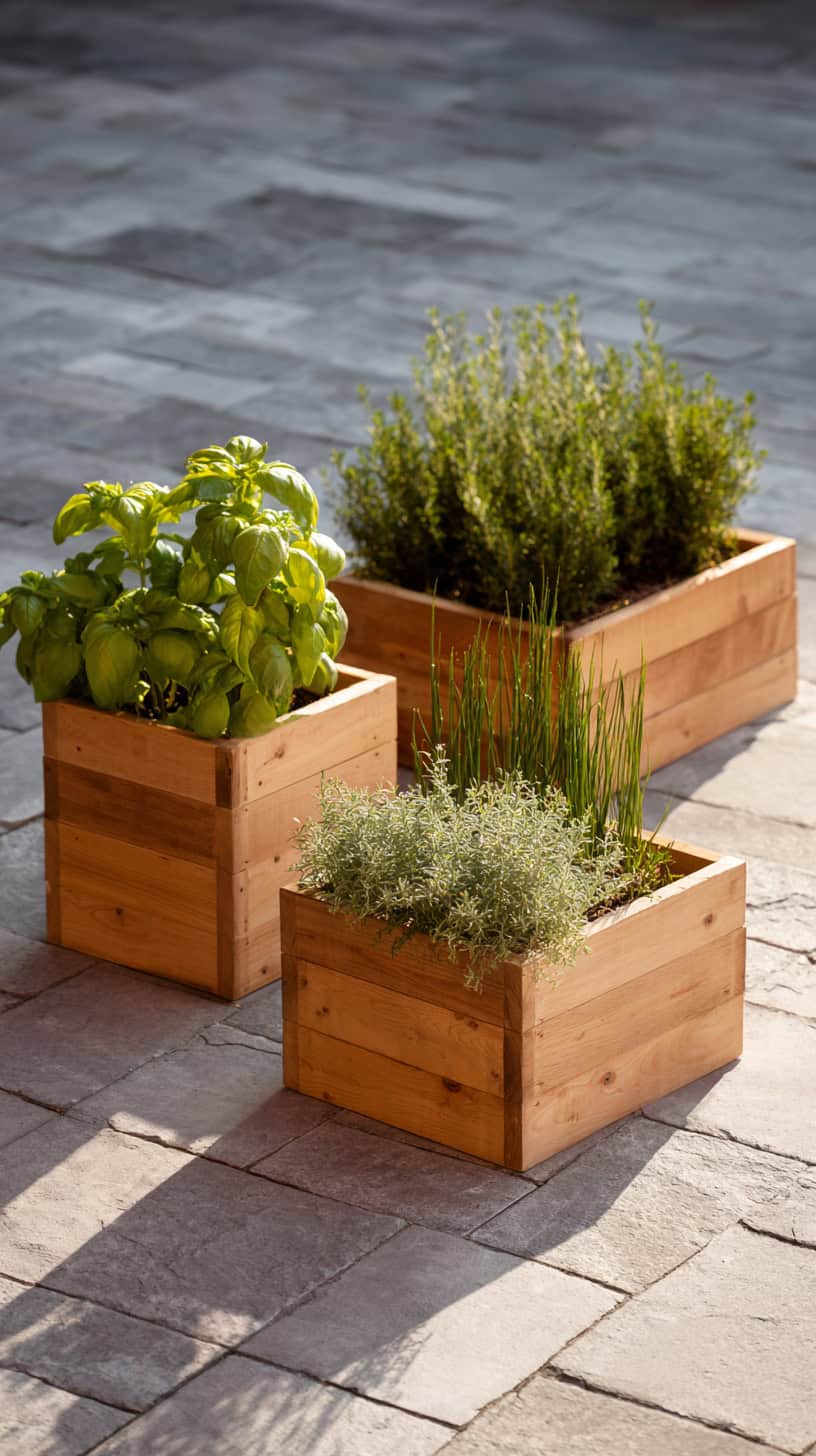 Compact Patio Herb Boxes - Image 2