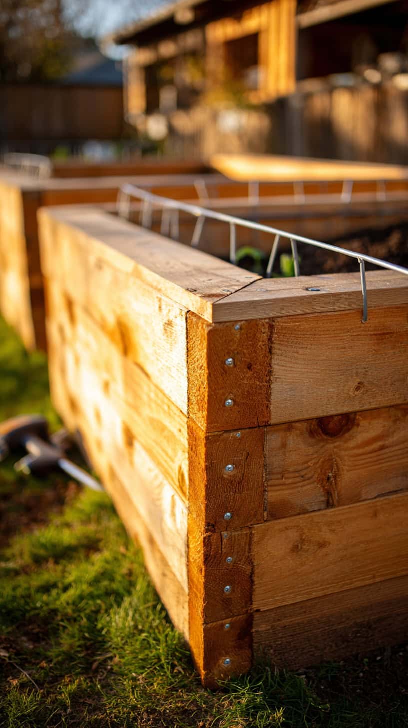 DIY Wooden Raised Bed Boxes - Image 2