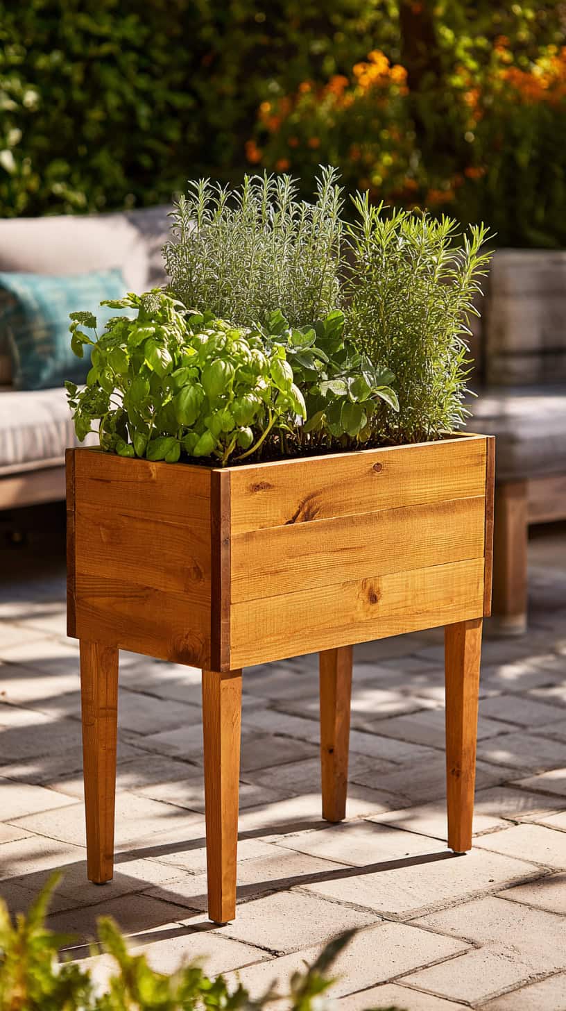 Elevated Patio Vegetable Planter - Image 2