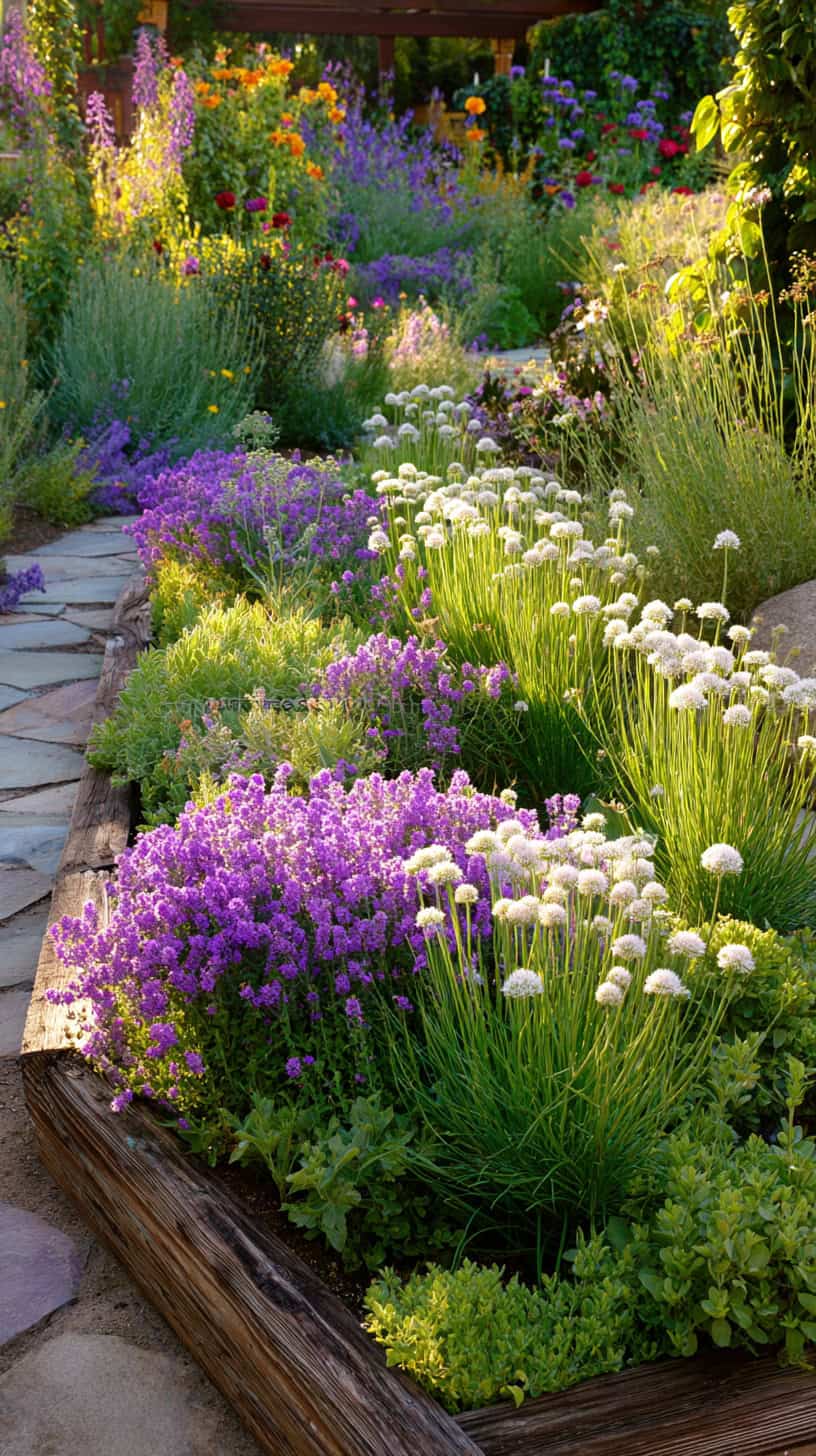 Flower Garden Herb Border - Image 1