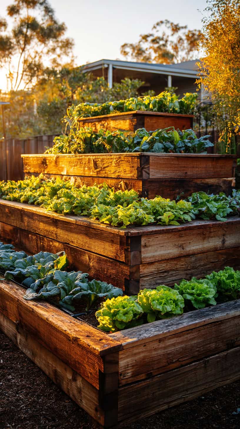 Lush Multi-Level Vegetable Stack - Image 1