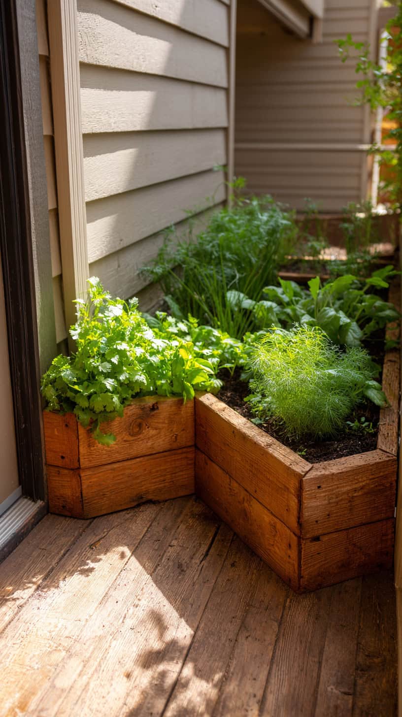 Patio Vegetable Garden Corner - Image 1