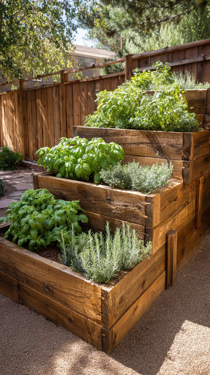 Small Herb Garden Tiered Design - Image 1