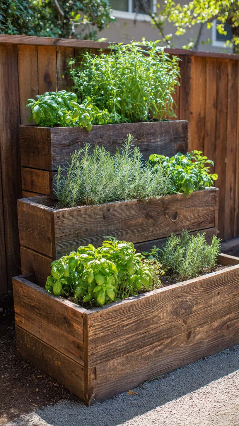Small Herb Garden Tiered Design - Image 2