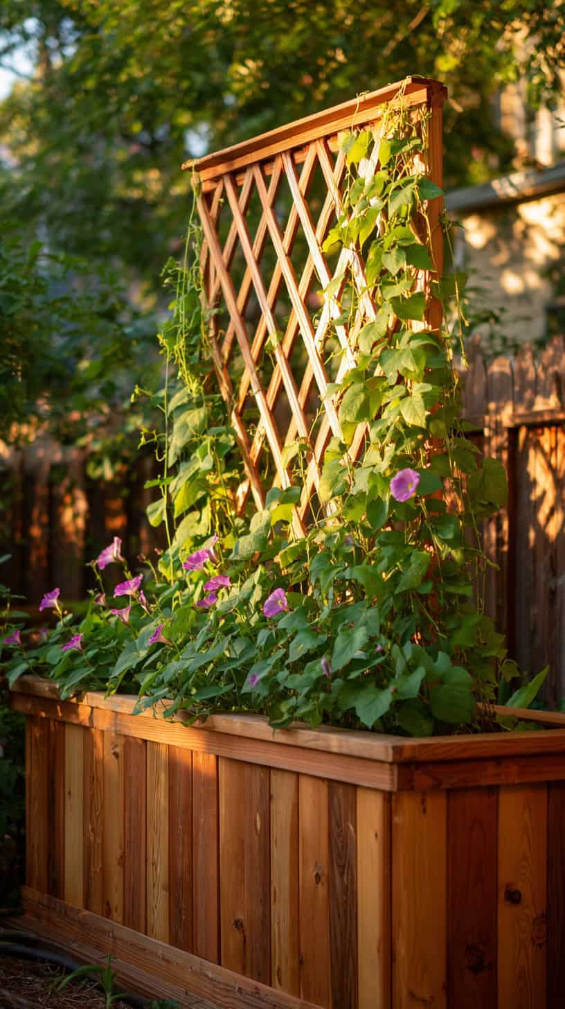 Trendy Trellis-Wrapped Beds - Image 1