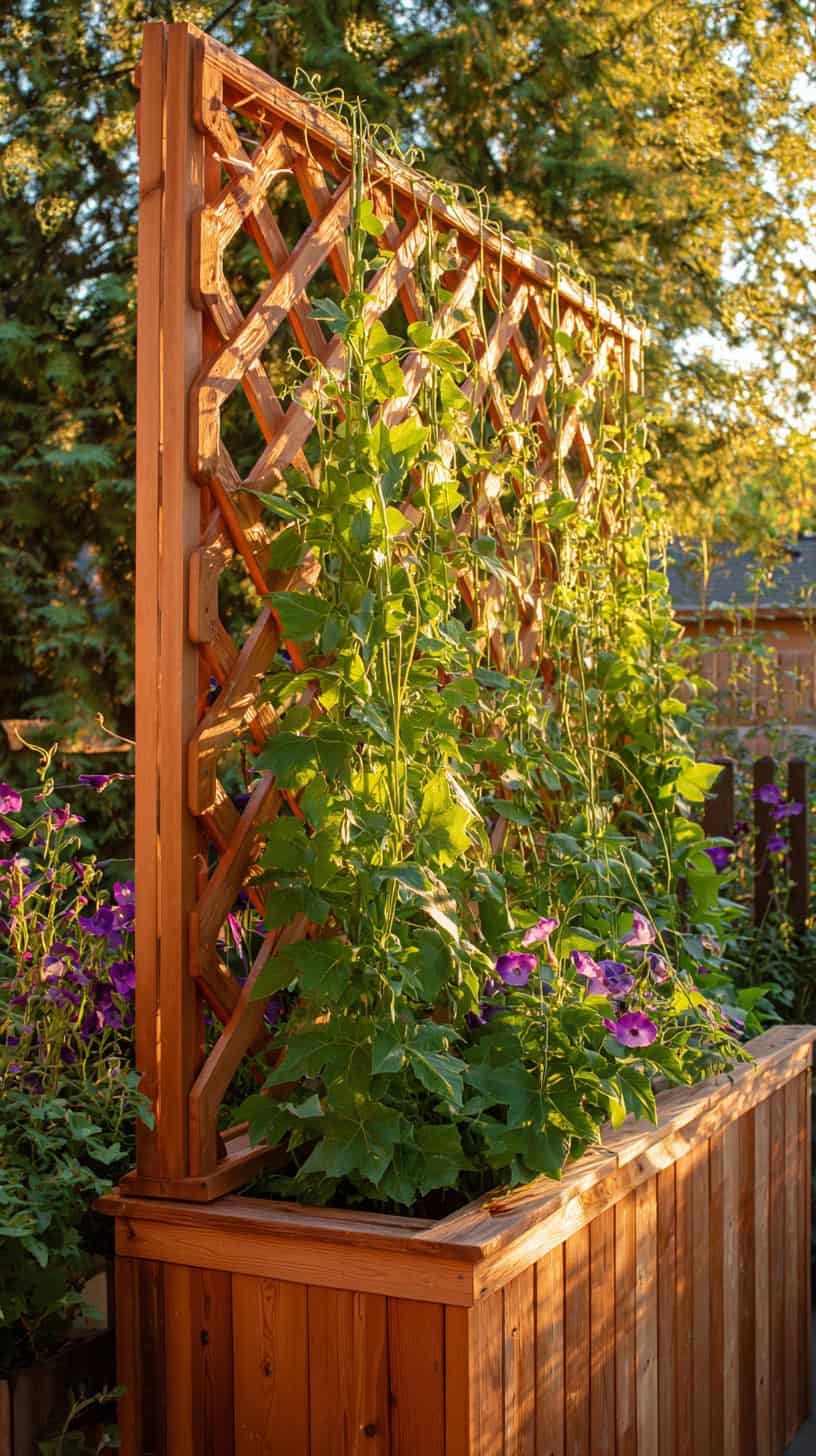 Trendy Trellis-Wrapped Beds - Image 2
