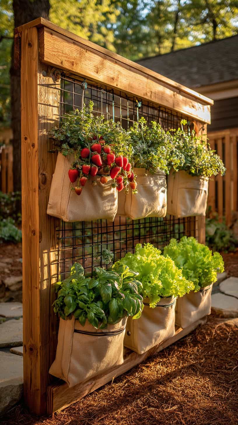 Vertical Fence-Pocket Planters - Image 1