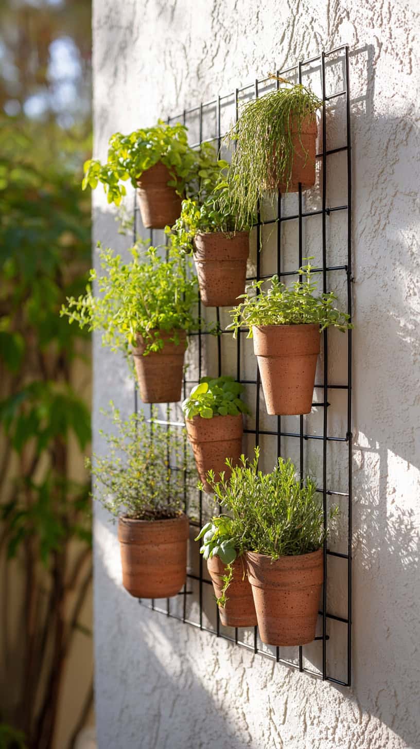Vertical Potted Herb Wall - Image 2