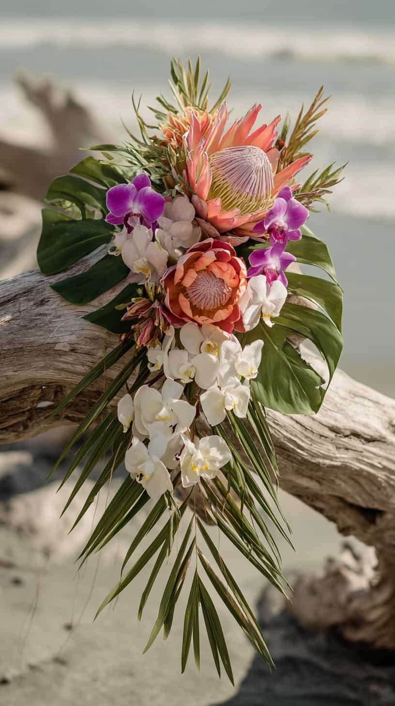 Beachy Palm Cascade - Image 2