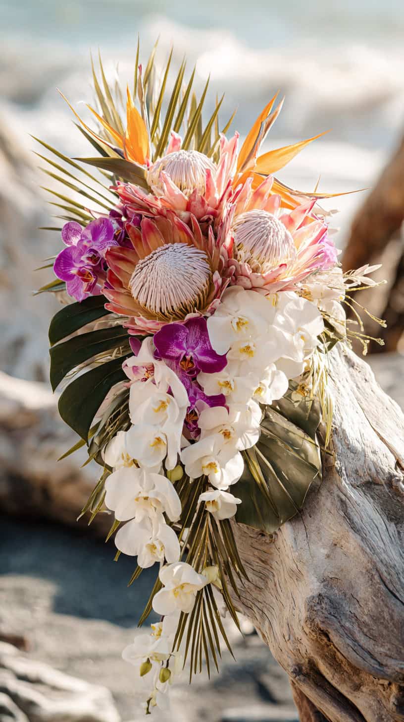 Beachy Palm Cascade - Image 1