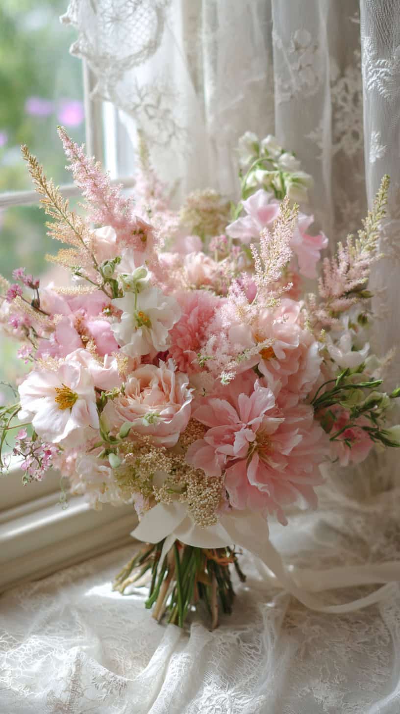 Blush Wildflower Posy - Image 2