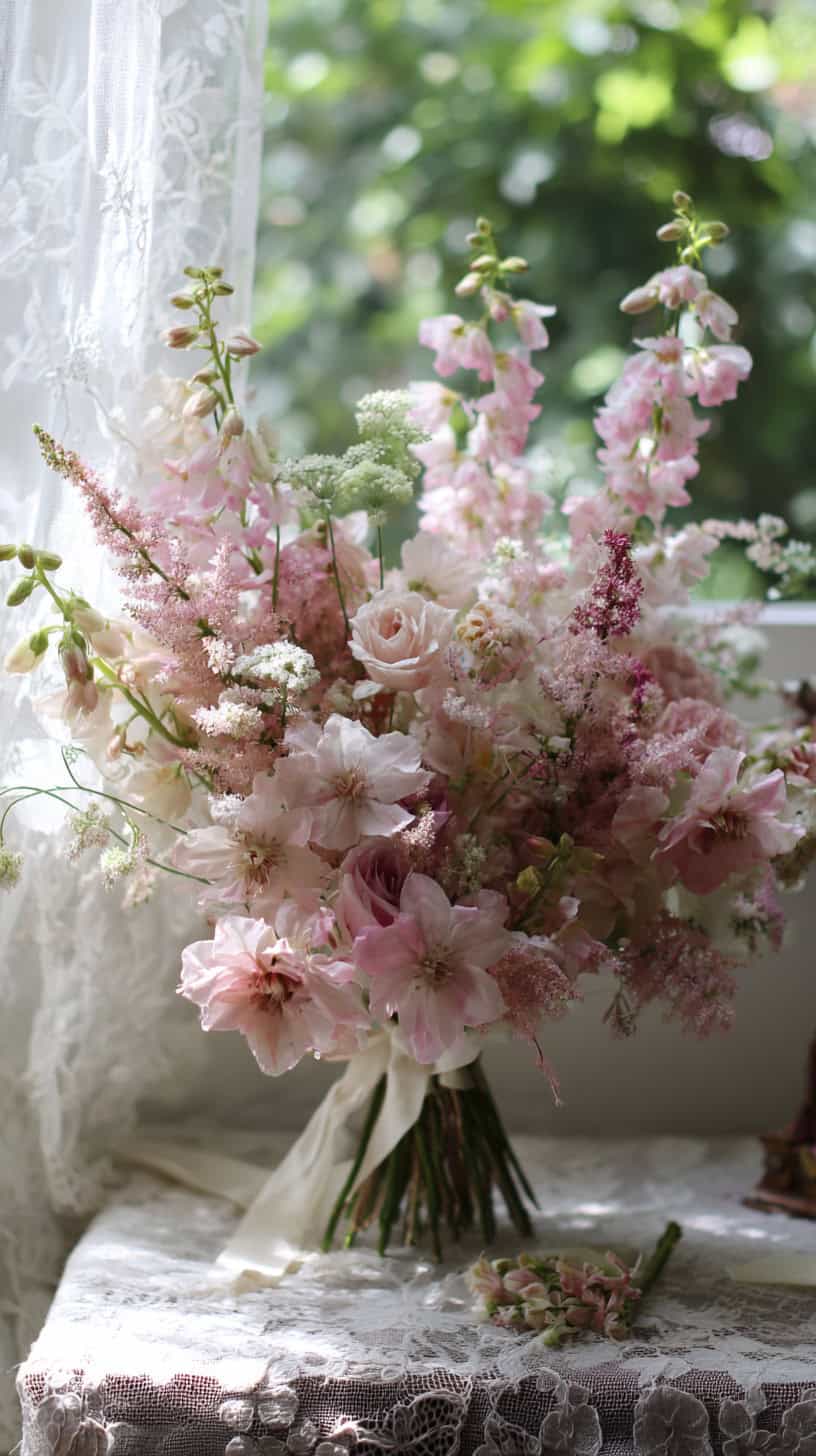 Blush Wildflower Posy - Image 1