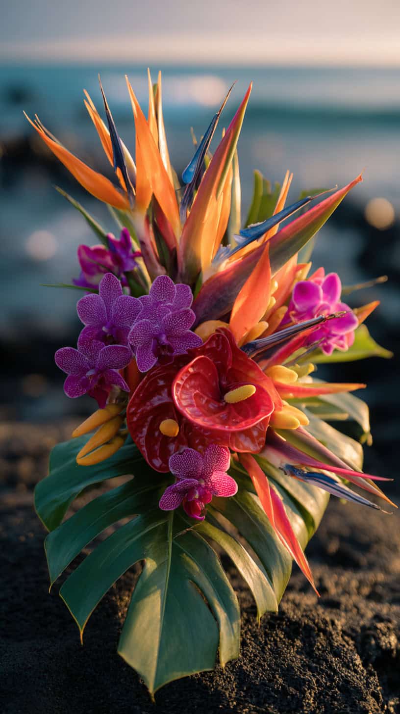 Bold Tropical Bouquet - Image 1