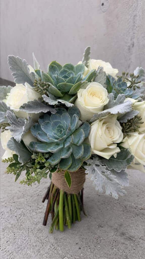 Succulent and Bloom Combination