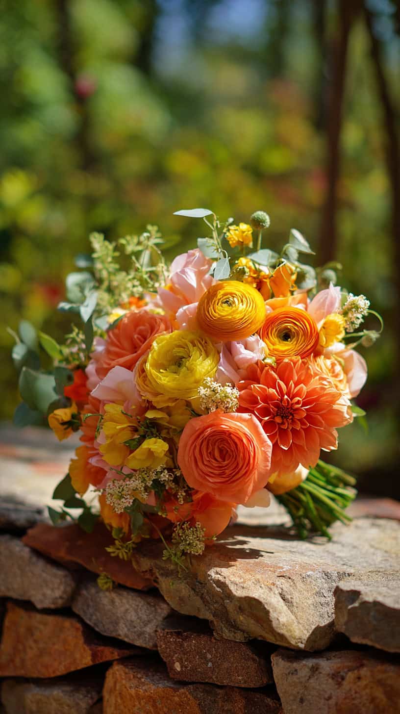 Citrus and Coral Blooms - Image 2