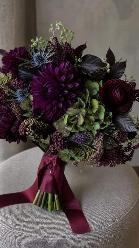 Jewel-Toned Magic: Emerald, Sapphire, and Amethyst Blooms