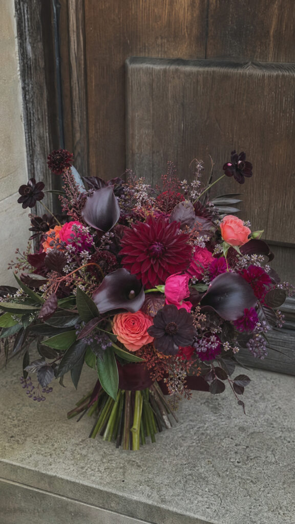 Moody Meets Bright: Dark Florals With Vibrant Pops