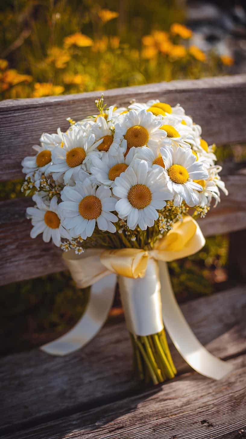 Daisy Ribbon Bouquet - Image 2