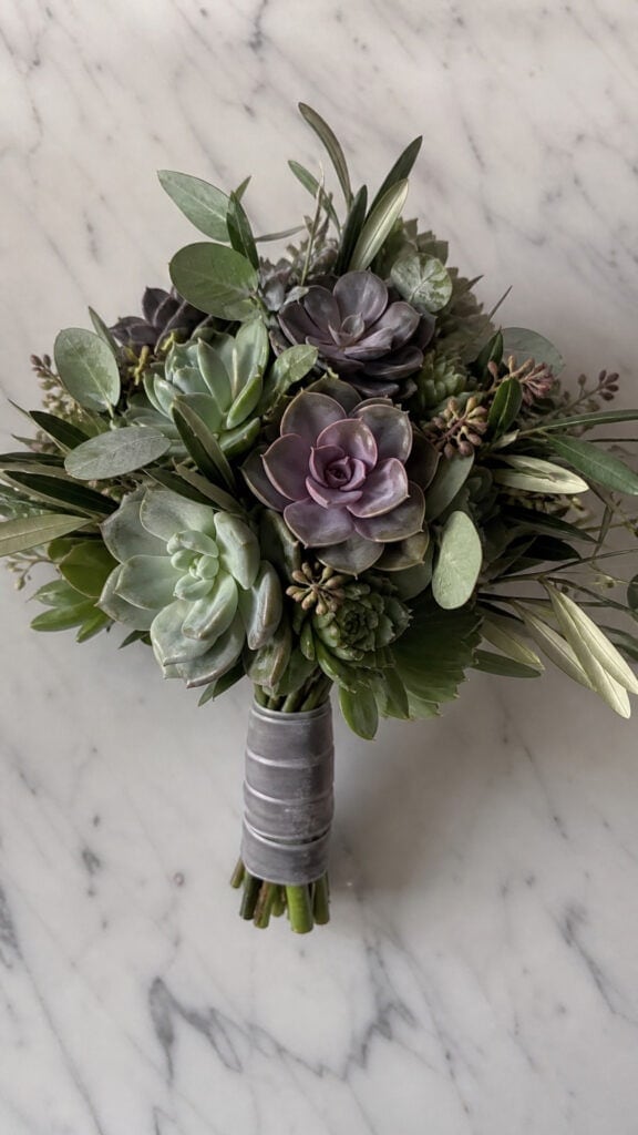 Succulent and Greenery Bouquets