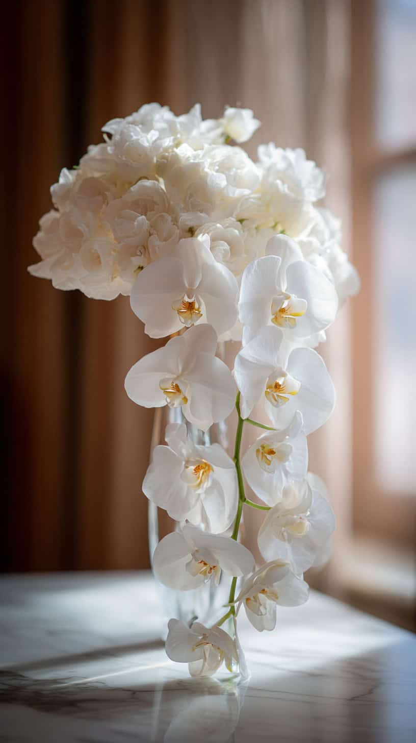 Elegant Orchid Cascade - Image 1