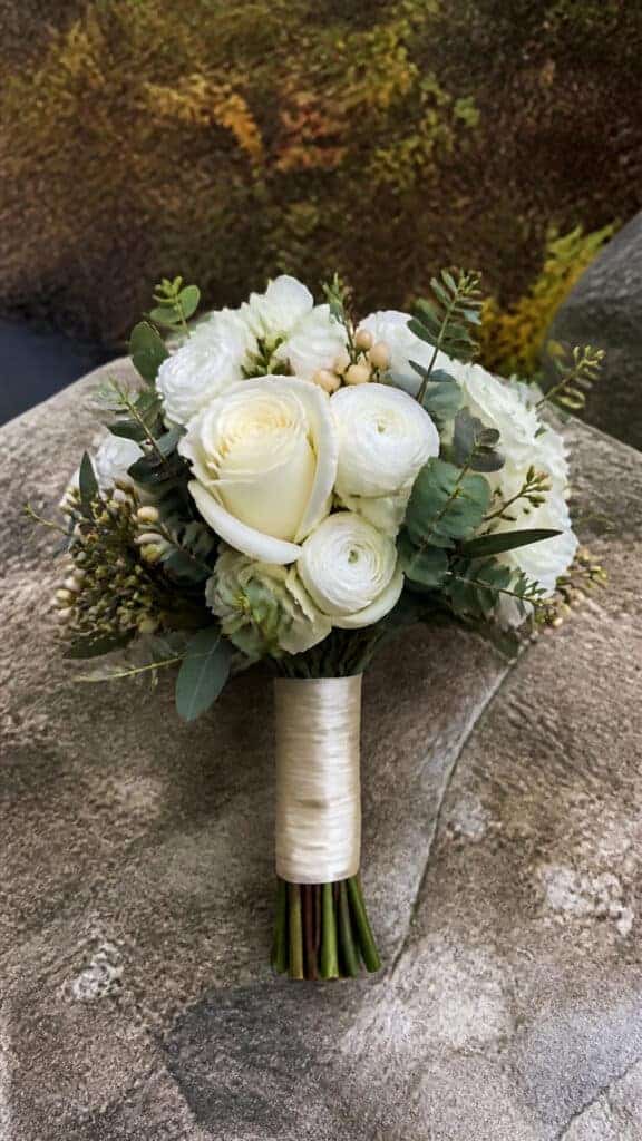 Classic White and Cream with Autumn Accents